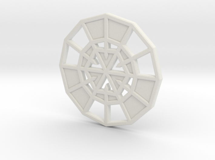 Resurrection Emblem CHARM 10 (Sacred Geometry) 3d printed