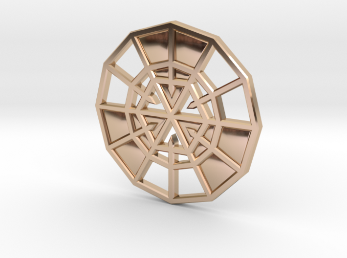 Resurrection Emblem CHARM 11 (Sacred Geometry) 3d printed