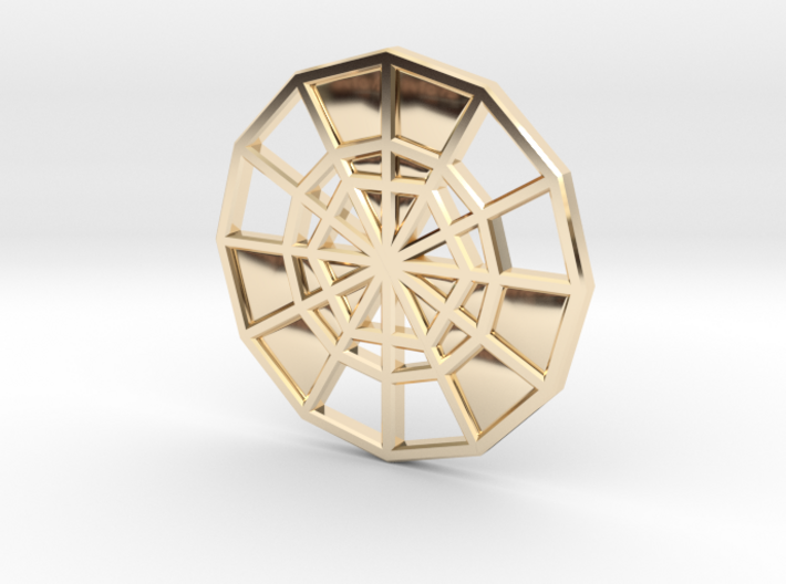 Restoration Emblem 11 CHARM (Sacred Geometry) 3d printed