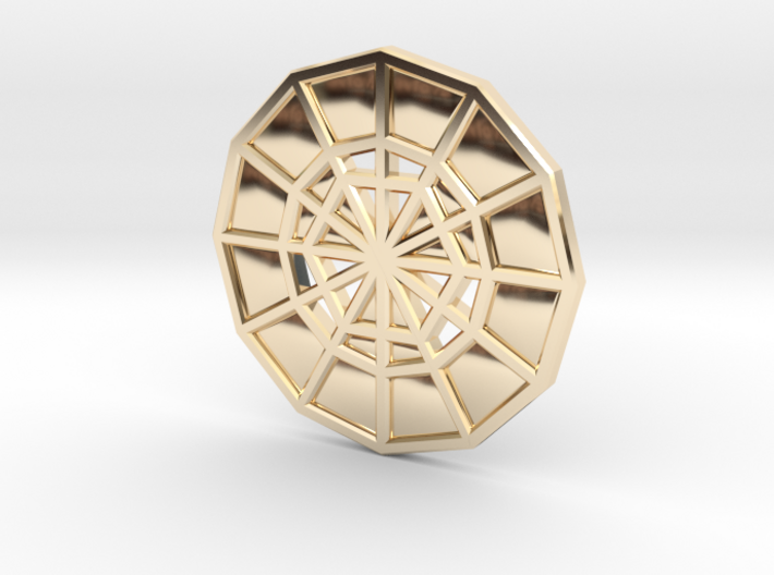 Restoration Emblem 12 CHARM (Sacred Geometry) 3d printed