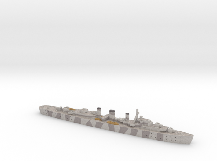 HMS Manxman 1/1800 (v2.0) 3d printed