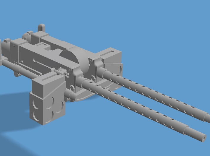 1/32 M1919 .30 Twin mount for Midway TBD-1 3d printed 