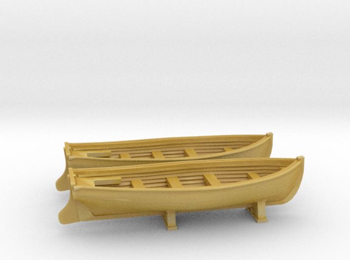 1/200 DKM 6m Long Boat Set x2 3d printed