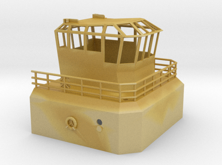1/50 YTB Tugboat Pilot House 3d printed