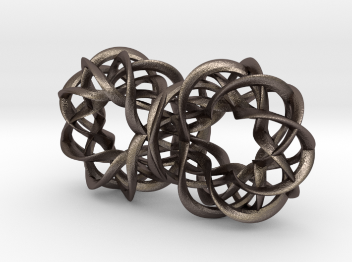 Double Spiralling Infinity 3d printed