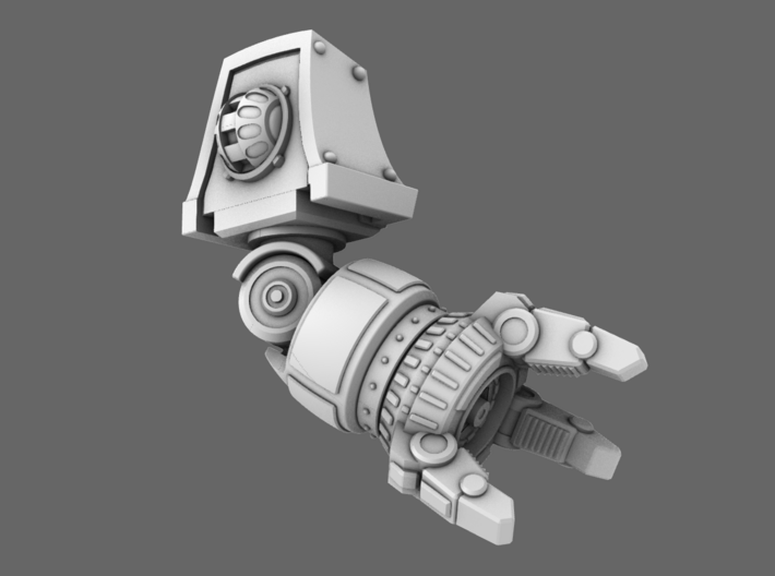 Space Knights Contemptor Dread Arm LEFT 3d printed 