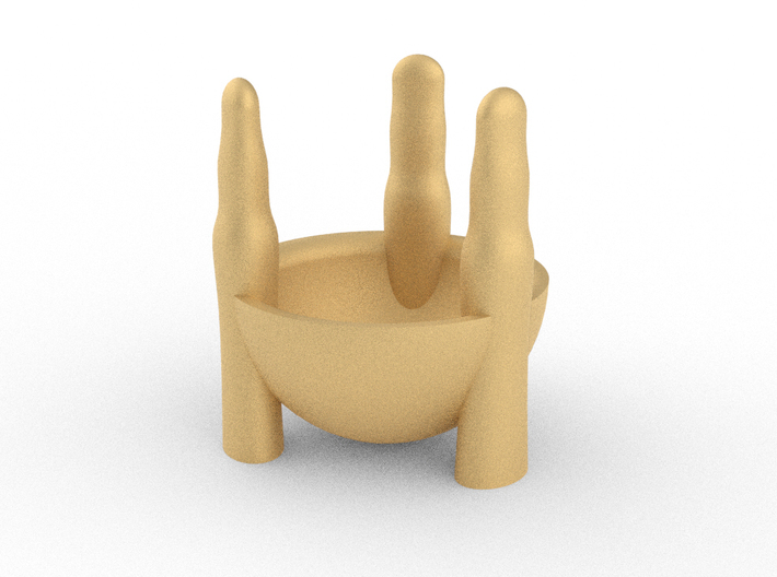 3 Finger Ring Holder 3d printed 