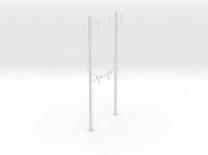 Concrete Bridge Catenary Poles N 3d printed