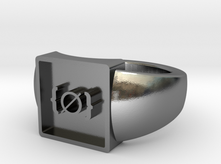Unallocated Space ring 3d printed