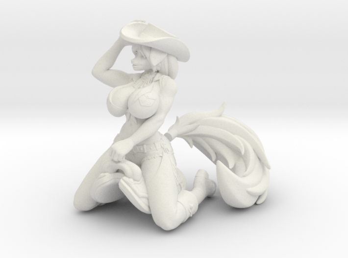 Dawn SFW pinup figurine with saddle 3d printed