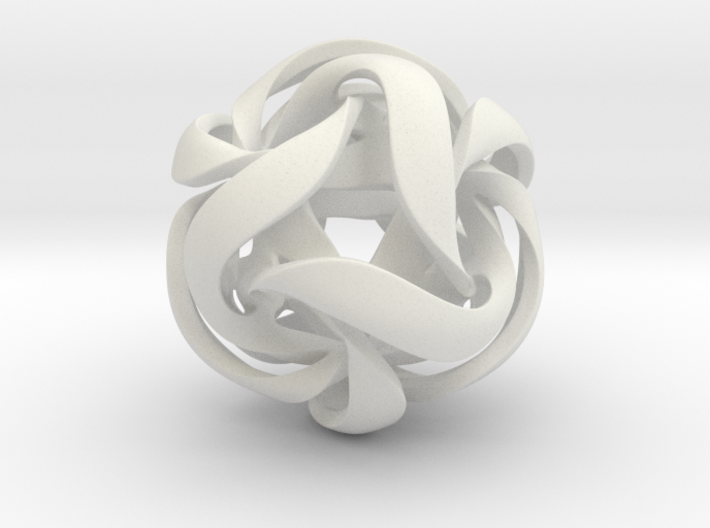 Mystery Wave Pendant 3d printed