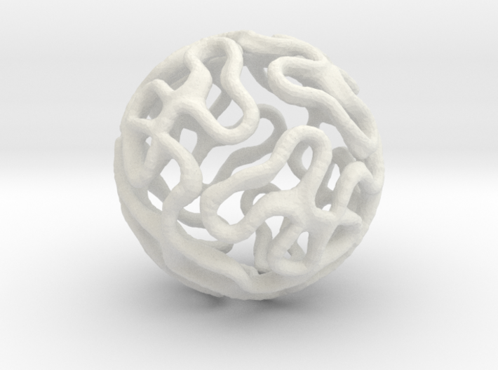 Gyroid Sphere Pendant 3d printed