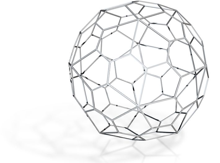 Pentagonal Hexecontehedron, large 3d printed
