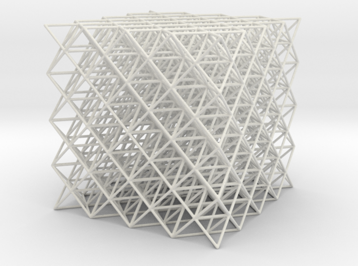 512 Tetrahedrons 3d printed