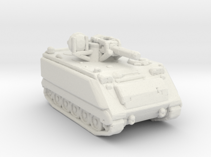 M163 Vulcan 1:160 Scale White Plastic 3d printed