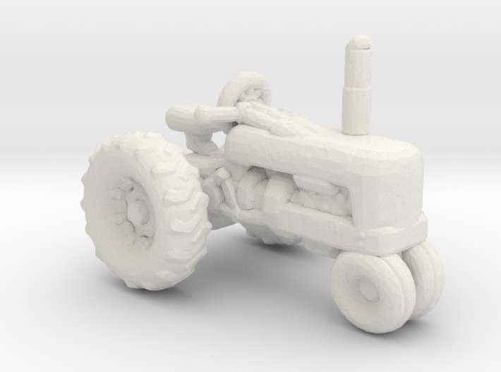 1935 J.D. Model B tractor 1:160 scale white only 3d printed