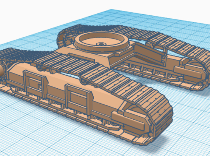 1/64th Tracks for Prentice or other log loaders 3d printed 