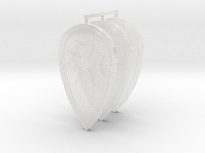 Maltese Cross Prime Teardrop Shield #1-1 3d printed