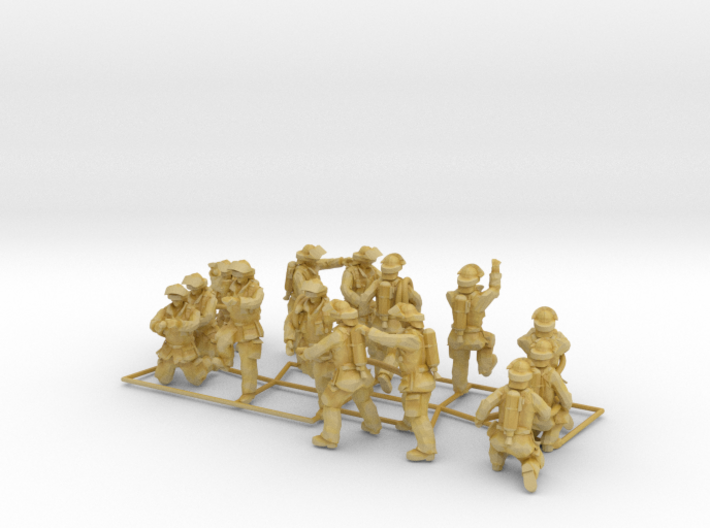 1/72 Fire Fighters Set 1 3d printed