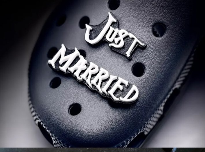 JUST MARRIED 3d printed 