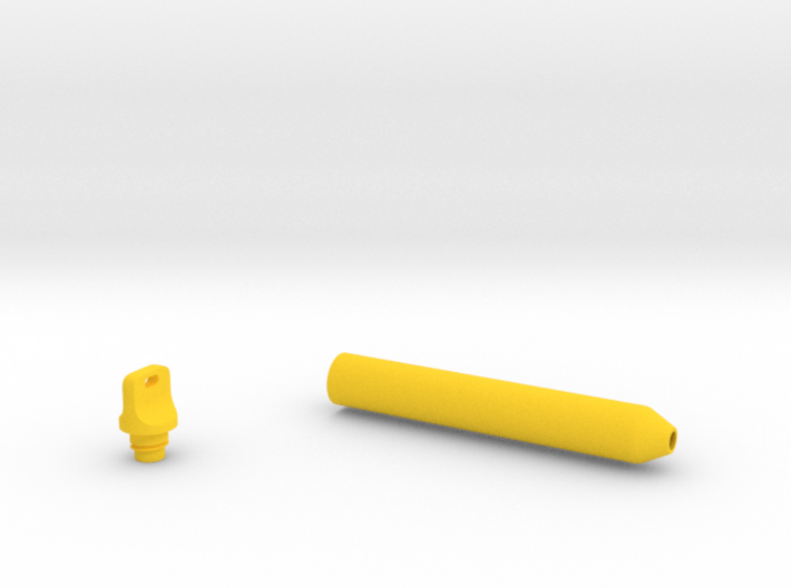 Smooth Marker Pen Grip - large without button 3d printed