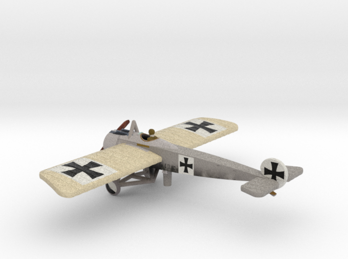 Kurt Student Fokker E.IV (full color) 3d printed 