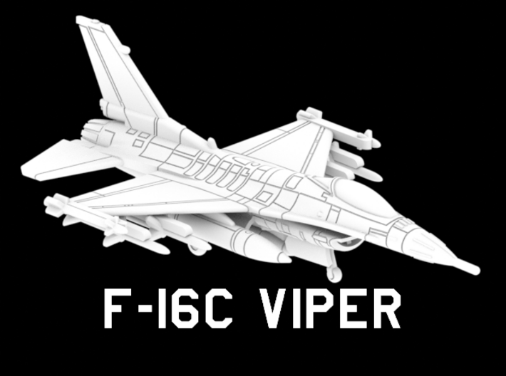 F-16C Viper (Loaded) 3d printed