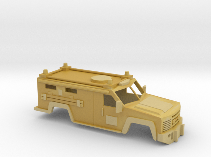 1/64 Armored Truck Body 3d printed