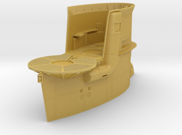 1/32 DKM Uboot VIIB conning tower 3d printed