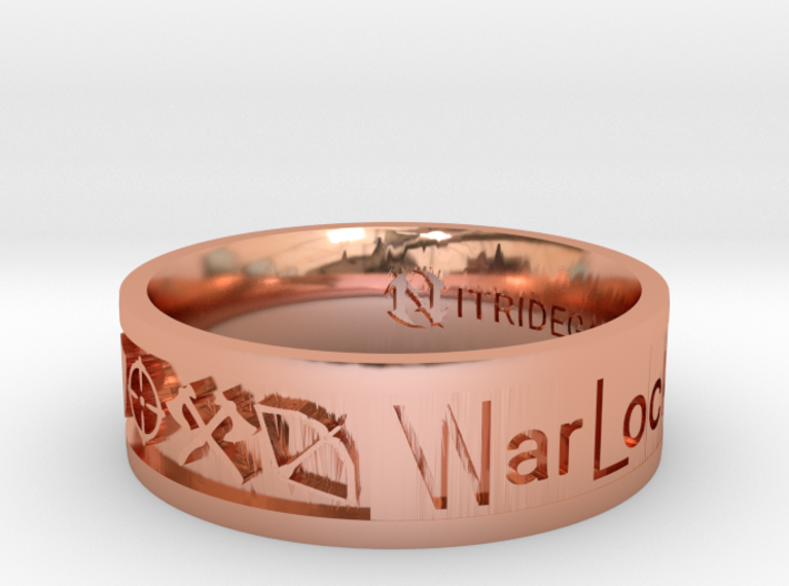 WarLock Ring 3d printed