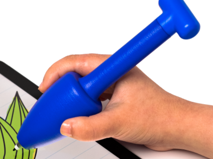 Smooth Conical Pen Grip - large without button 3d printed 