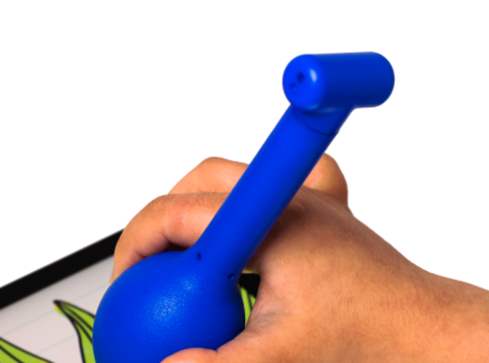 Smooth Bulb Pen Grip - small without buttons 3d printed 