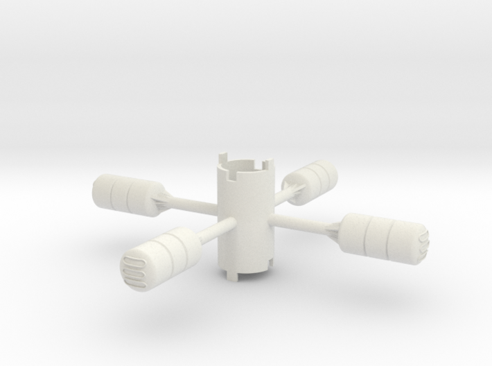 B.Y.O.S.S. 4 cylinders horzontal 3d printed