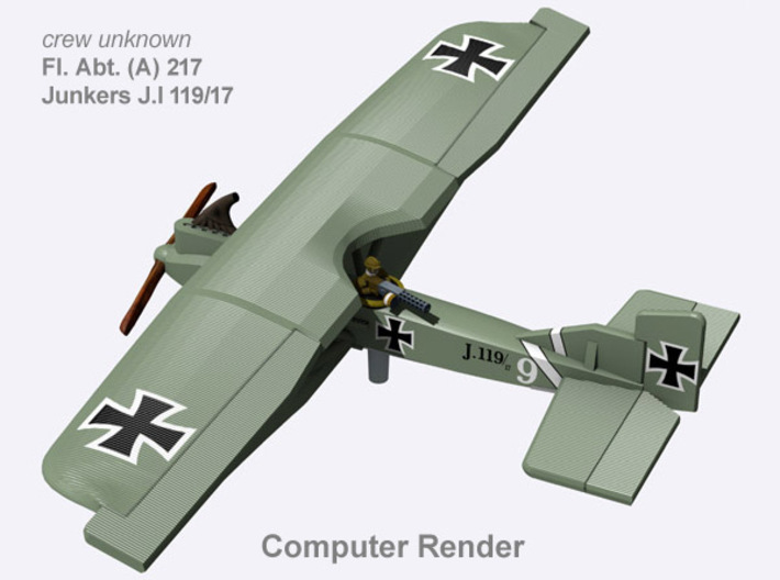 Junkers J.I 119/17 (full color) 3d printed