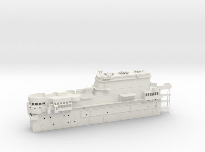 1/200 USS Enterprise Island Structure 3d printed
