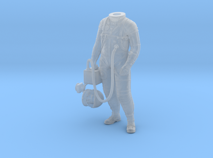 Mercury Astronaut Standing 3d printed