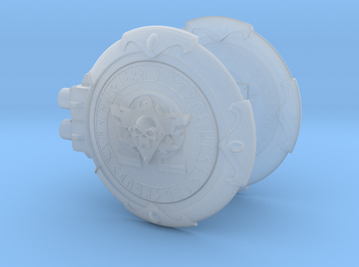 Omega Wolves Thunder Nailer Shield Chapter Symbol 3d printed