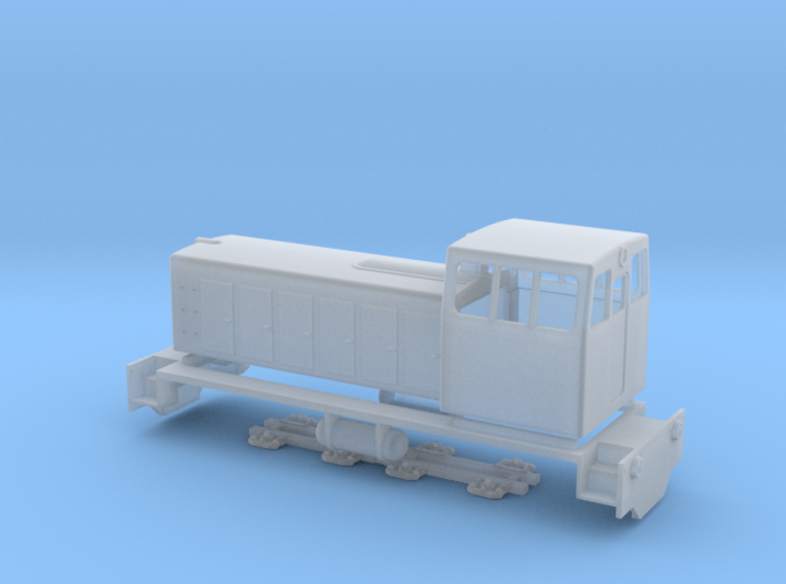 TU7 diesel locomotive 3d printed