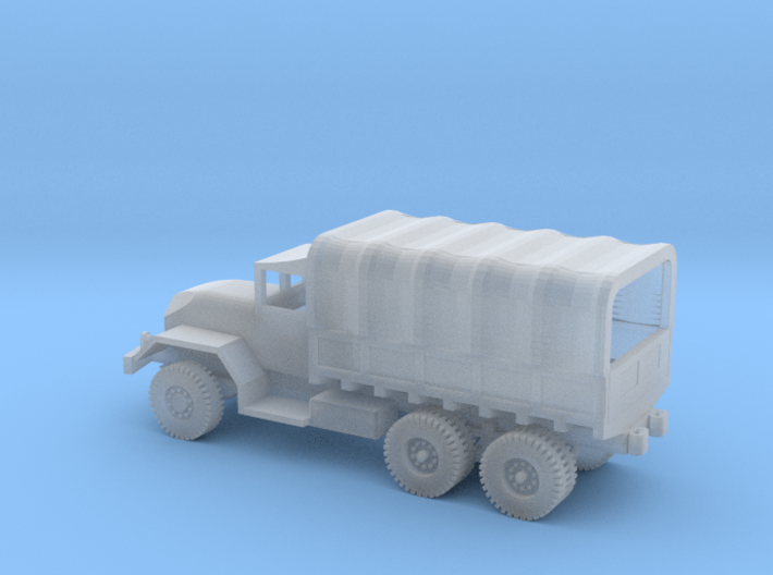 1/144 Scale M54 5 ton 6x6 Truck with cover 3d printed