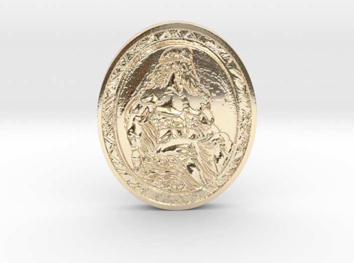 Lord Zeus Bespoke Coin of Virtue 3d printed