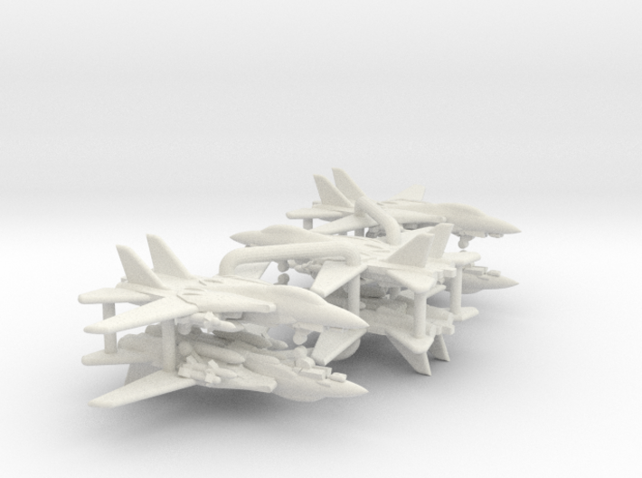 F-14D Super Tomcat (Loaded, Wings Out) 3d printed