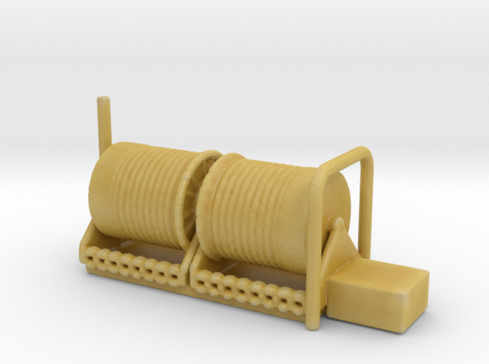 1/350 Scale Shore Power Cable Reels 3d printed