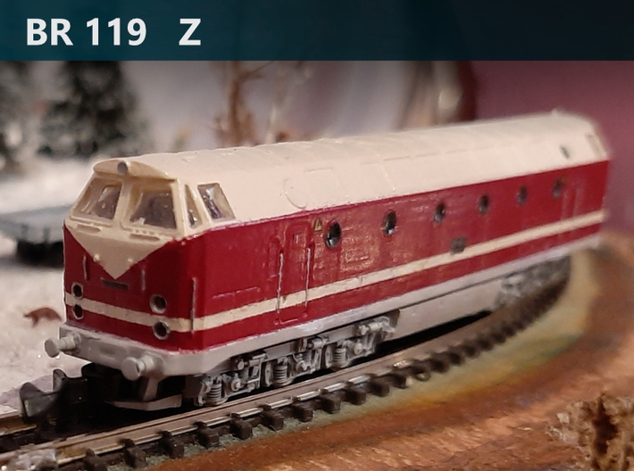 BR 119 Z [body] 3d printed Finished model by neumann_1973