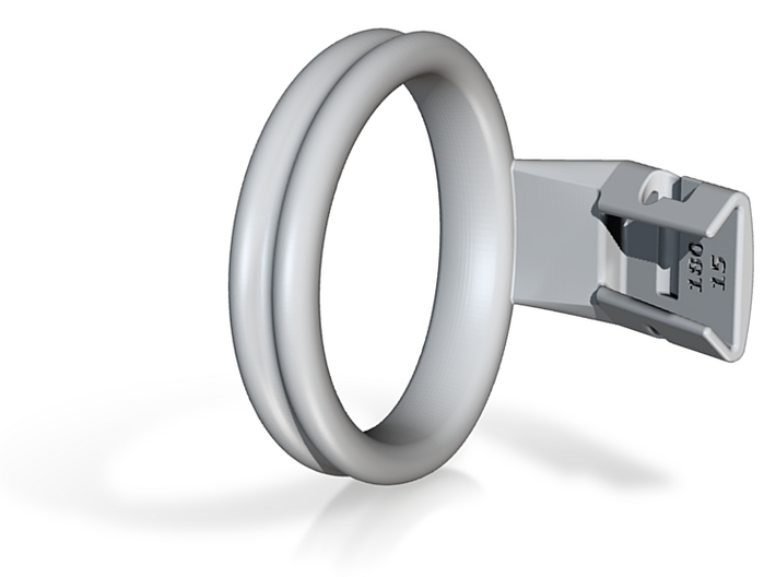 Q4e double ring XL 57.3mm 3d printed