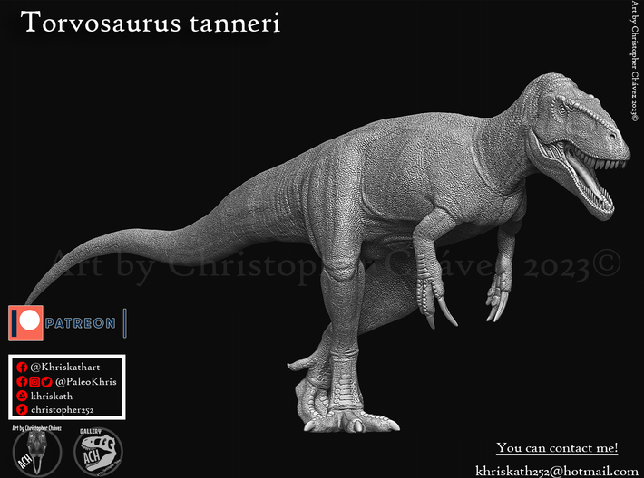 Torvosaurus_old version 3d printed 