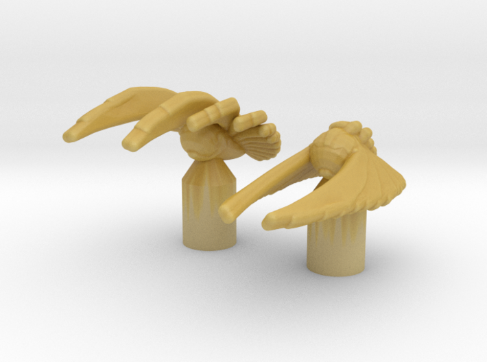 Klingon 'Beacon of Kahless' 1/7000 Attack Wing x2 3d printed