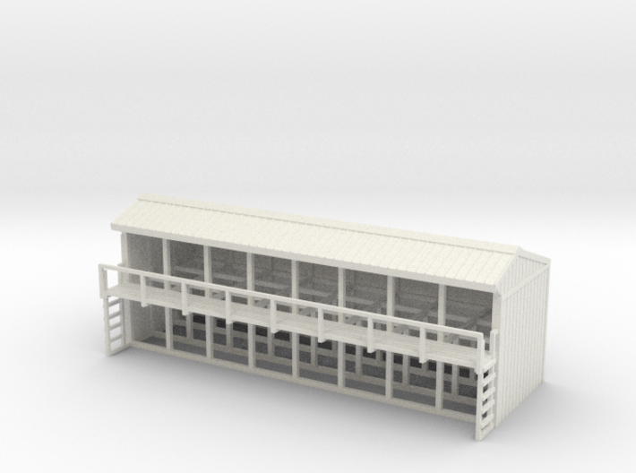 N Scale Large Lumber Shed 3d printed