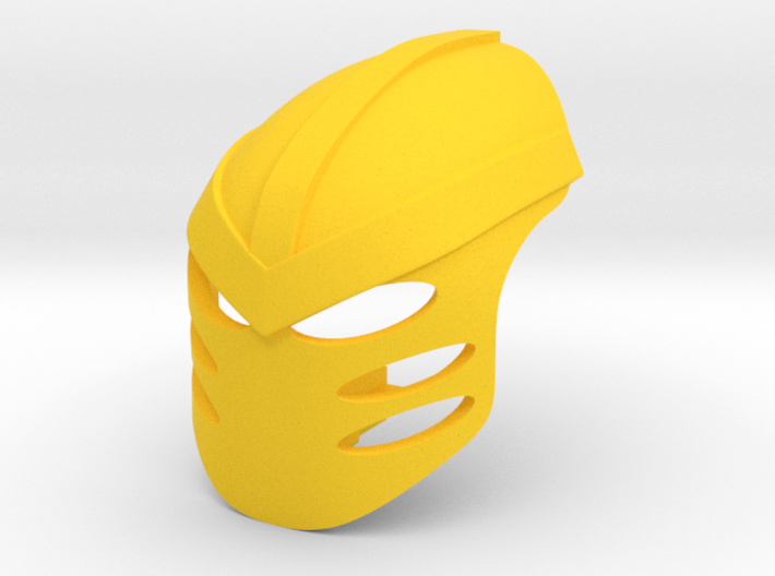 Kanohi Arai (V2), Mask of Neutrality 3d printed