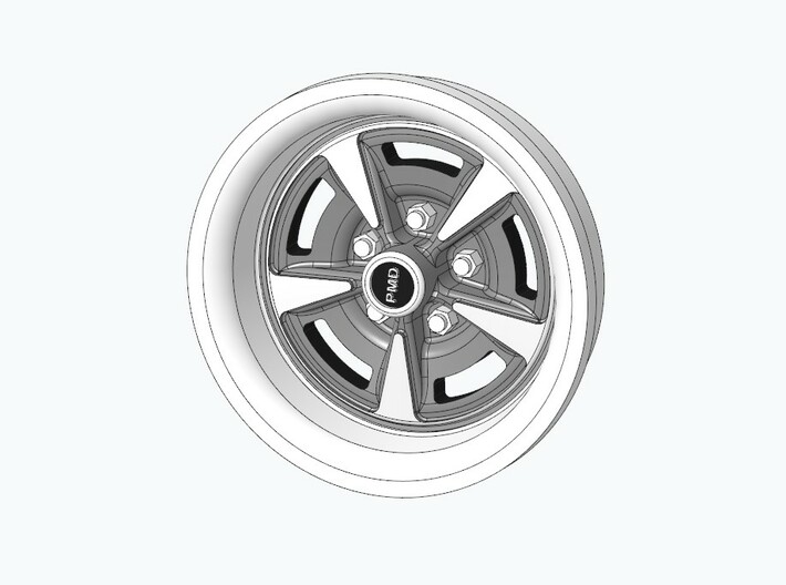 Pontiac Rally II wheels 1:16, version 2 3d printed Snapshot of 3D-File