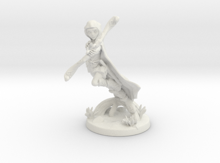 Female Elf Ranger - Level 20 Archer 3d printed 
